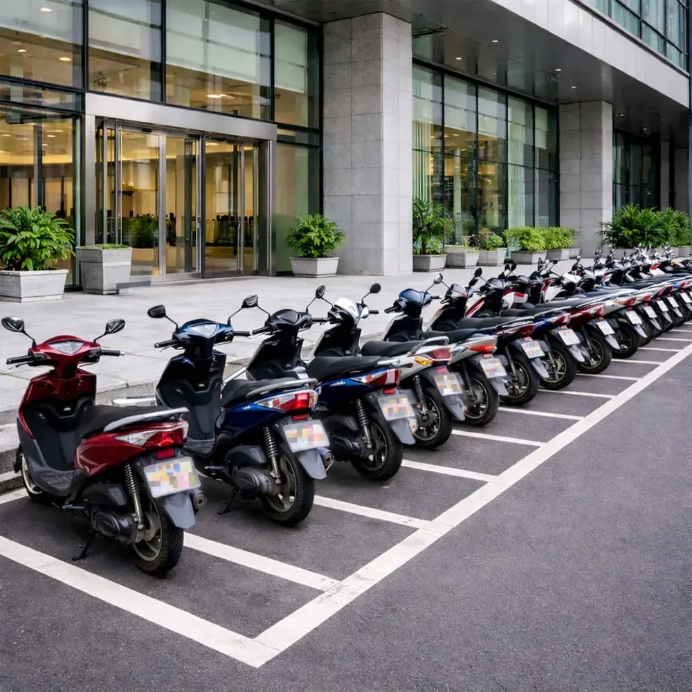 在高雄選小型辦公室之停機車問題