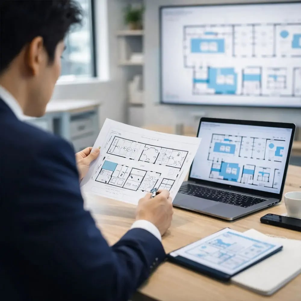 道騰國際商務中心之高雄小型辦公室坪數計算