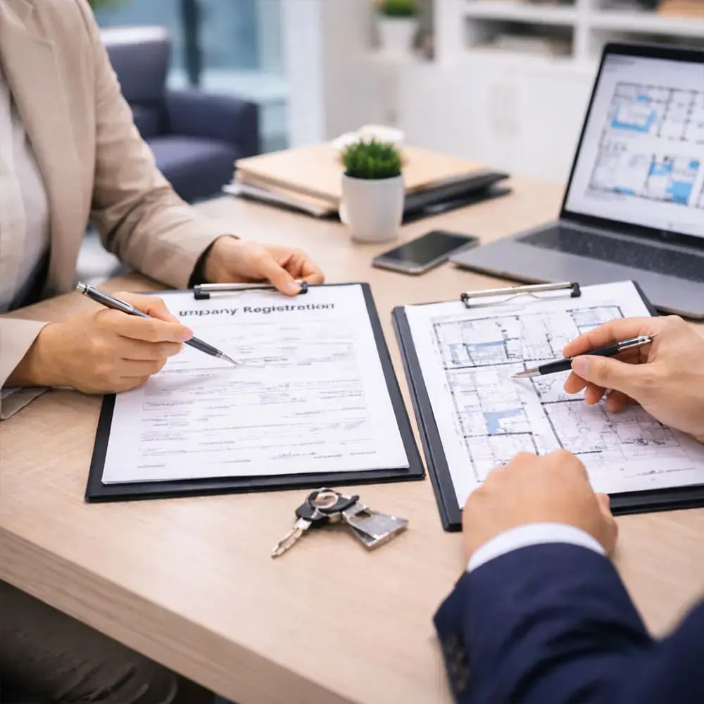 高雄小型辦公室出租,道騰商務中心的商務簽約